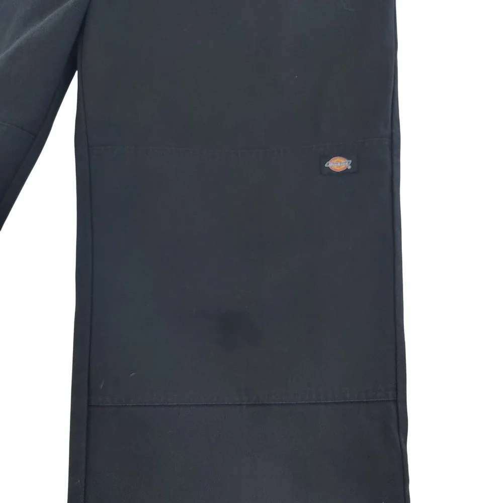 Dickies Loose Fit canvas twill Pants Gray & black 48x30 Double Knee Workwear lot